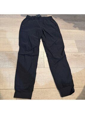 Eddie Bauer Rainer Jogger Fleece Lined Pants New Size 2 Black